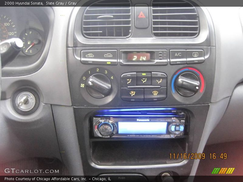 Slate Gray / Gray 2000 Hyundai Sonata