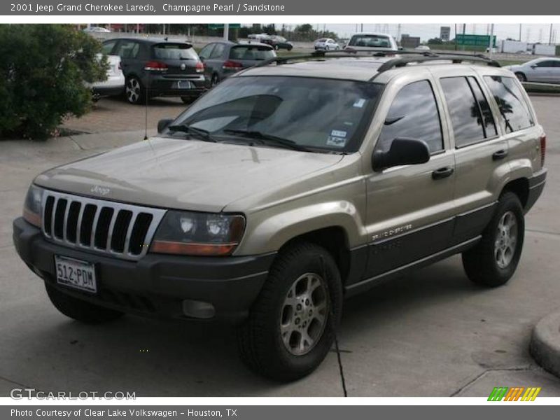 Champagne Pearl / Sandstone 2001 Jeep Grand Cherokee Laredo