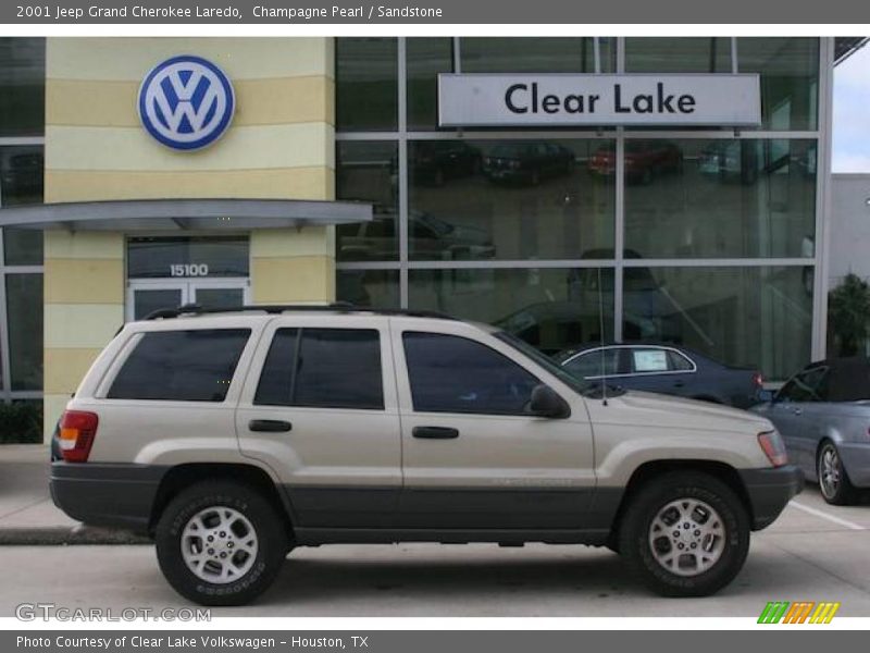 Champagne Pearl / Sandstone 2001 Jeep Grand Cherokee Laredo