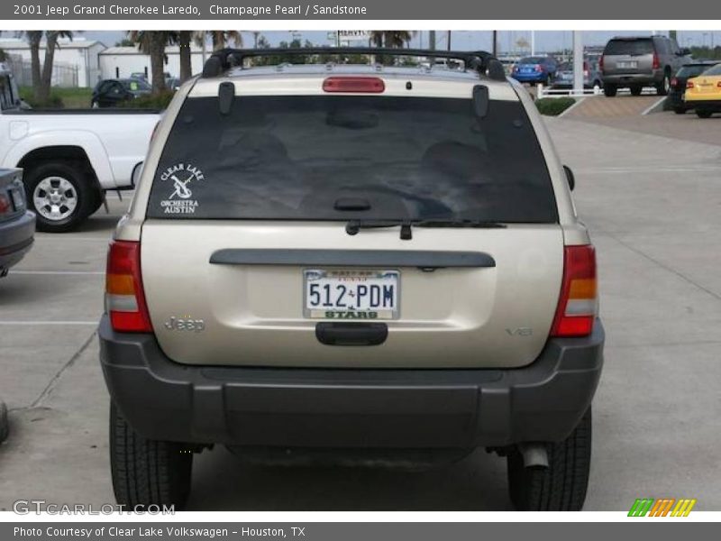 Champagne Pearl / Sandstone 2001 Jeep Grand Cherokee Laredo