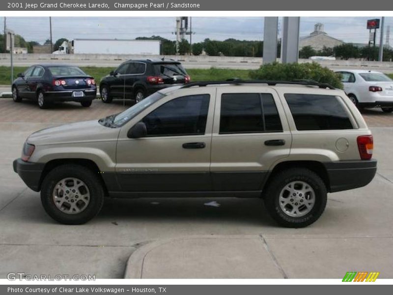 Champagne Pearl / Sandstone 2001 Jeep Grand Cherokee Laredo