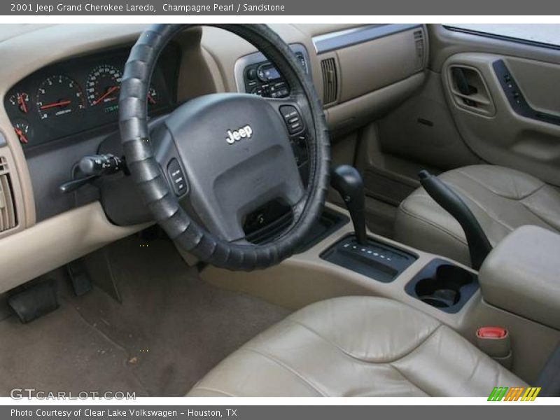 Champagne Pearl / Sandstone 2001 Jeep Grand Cherokee Laredo