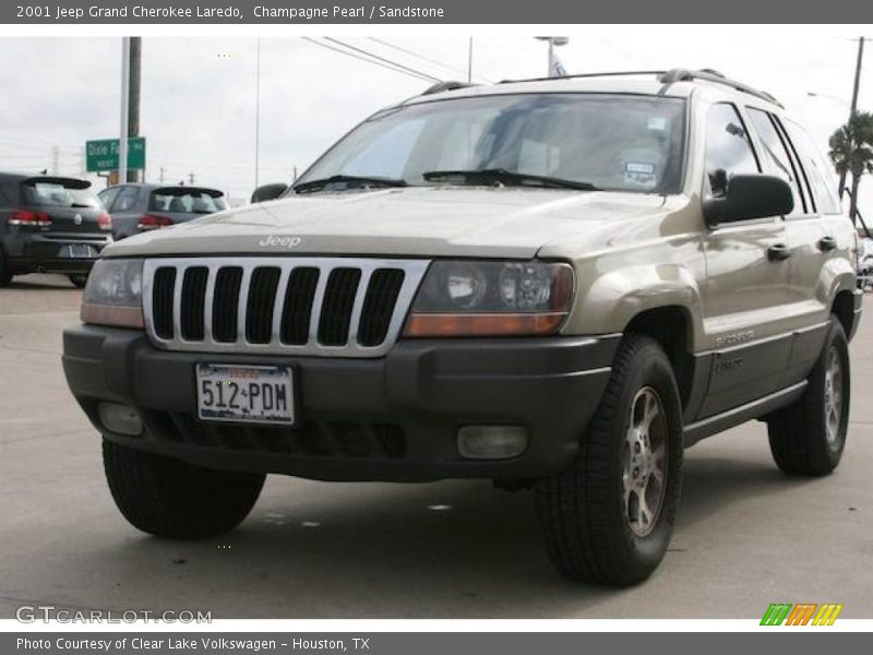 Champagne Pearl / Sandstone 2001 Jeep Grand Cherokee Laredo