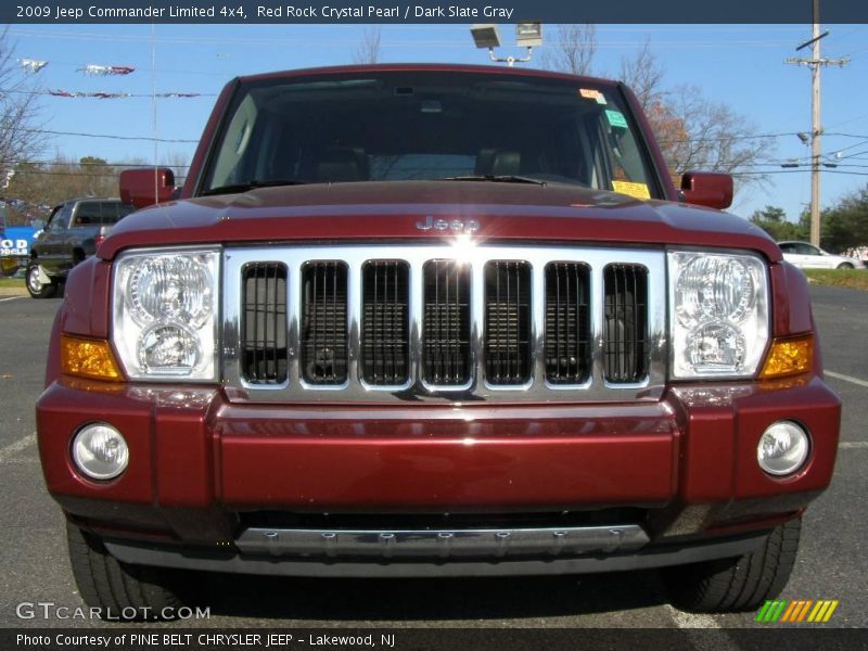 Red Rock Crystal Pearl / Dark Slate Gray 2009 Jeep Commander Limited 4x4