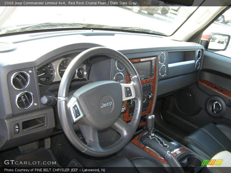 Red Rock Crystal Pearl / Dark Slate Gray 2009 Jeep Commander Limited 4x4