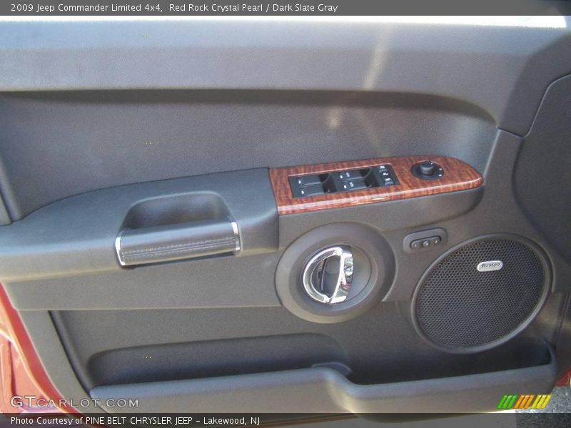 Red Rock Crystal Pearl / Dark Slate Gray 2009 Jeep Commander Limited 4x4