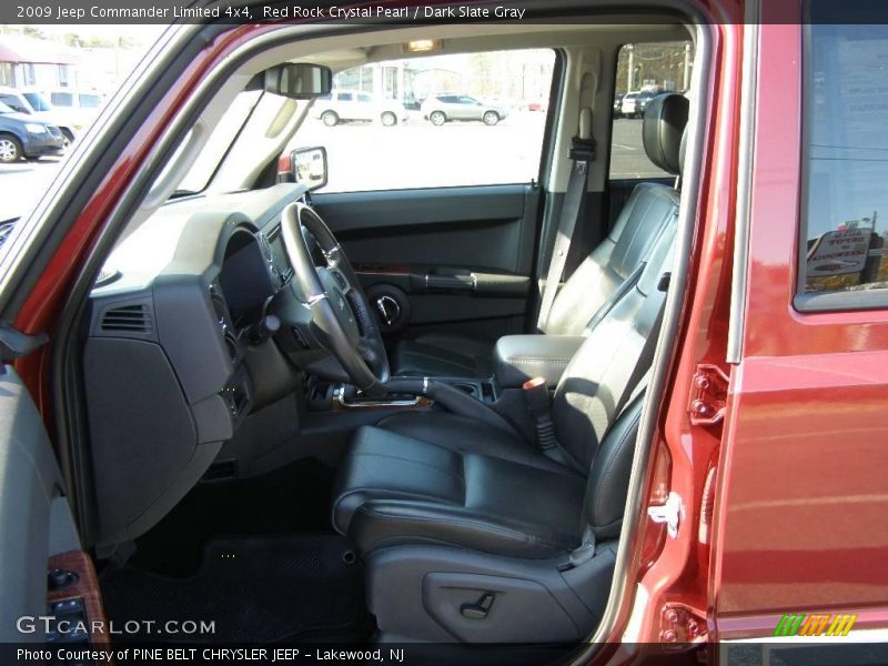 Red Rock Crystal Pearl / Dark Slate Gray 2009 Jeep Commander Limited 4x4