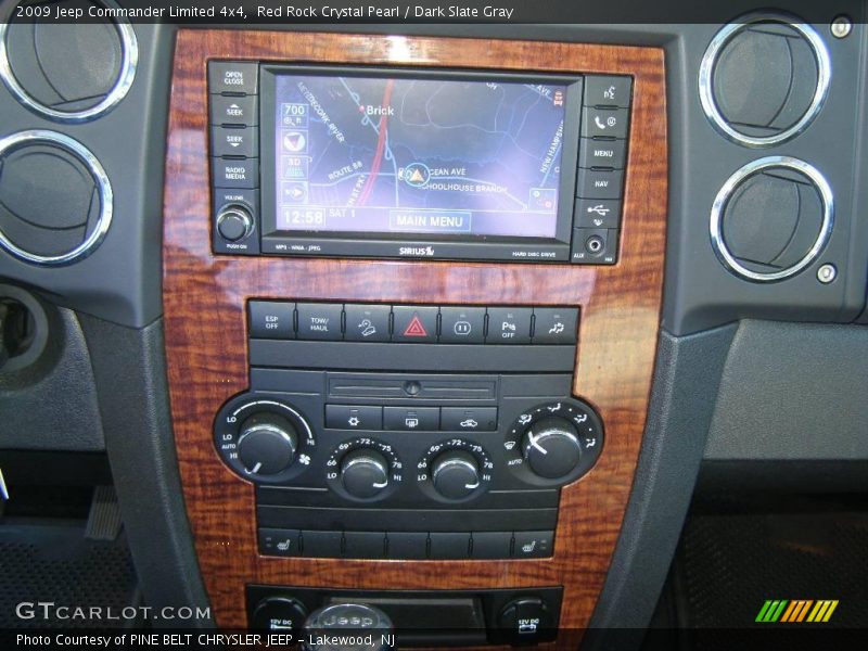 Red Rock Crystal Pearl / Dark Slate Gray 2009 Jeep Commander Limited 4x4