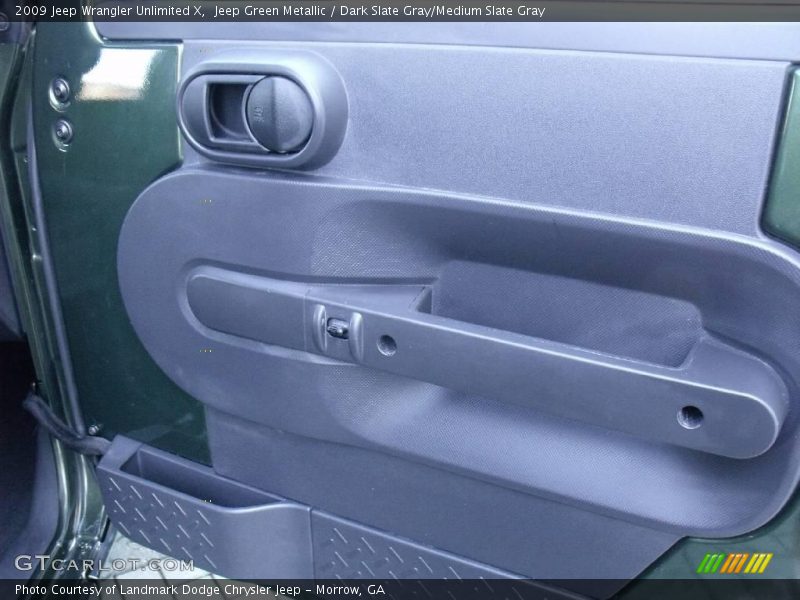 Jeep Green Metallic / Dark Slate Gray/Medium Slate Gray 2009 Jeep Wrangler Unlimited X