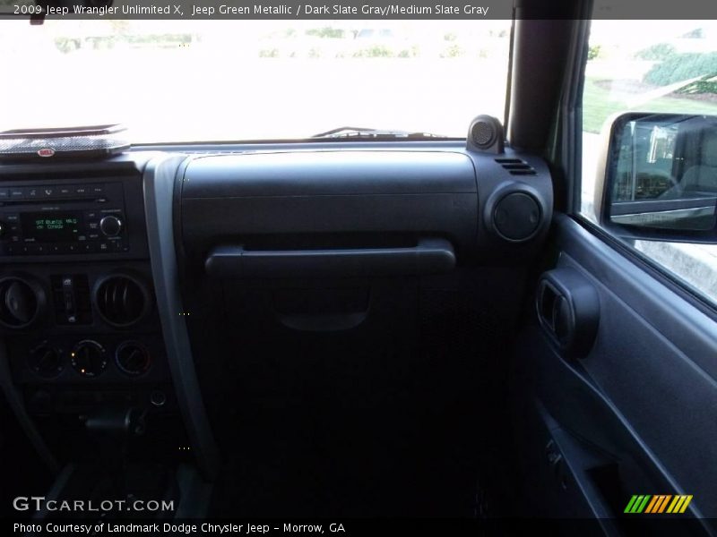 Jeep Green Metallic / Dark Slate Gray/Medium Slate Gray 2009 Jeep Wrangler Unlimited X