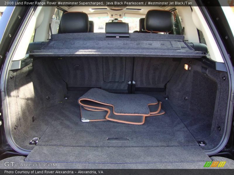 Java Black Pearlescent / Westminster Jet Black/Tan 2008 Land Rover Range Rover Westminster Supercharged