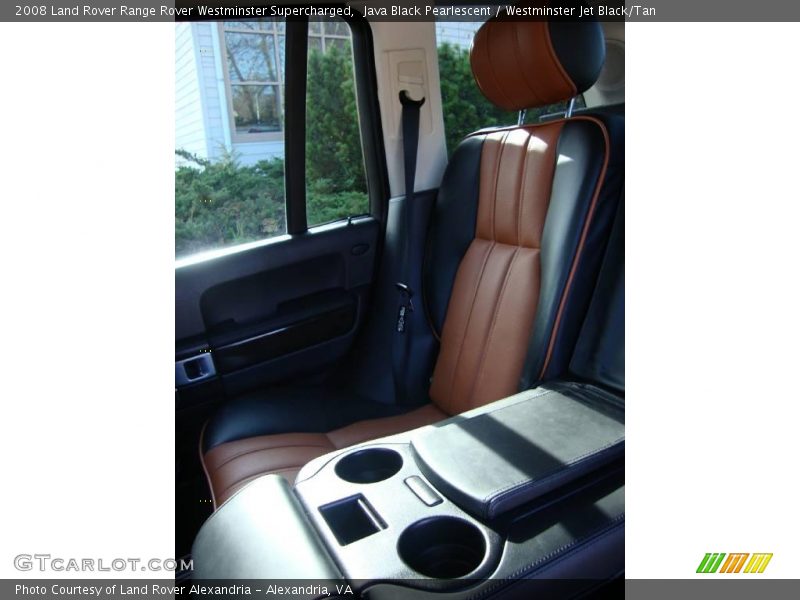 Java Black Pearlescent / Westminster Jet Black/Tan 2008 Land Rover Range Rover Westminster Supercharged