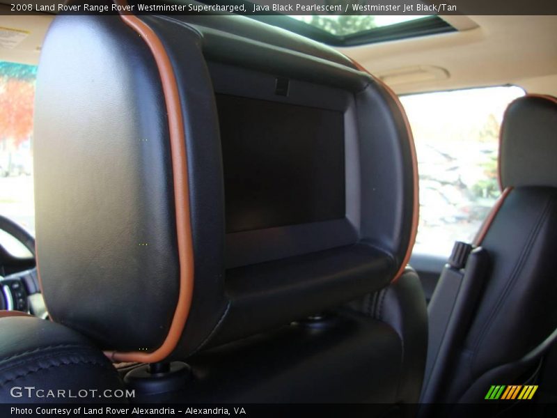Java Black Pearlescent / Westminster Jet Black/Tan 2008 Land Rover Range Rover Westminster Supercharged