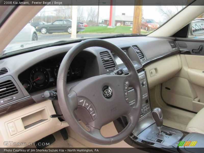 Pewter Beige / Beige 2008 Kia Amanti