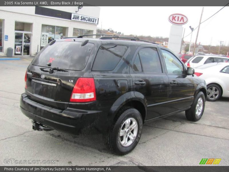 Ebony Black / Beige 2005 Kia Sorento LX 4WD