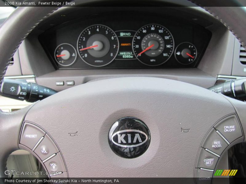 Pewter Beige / Beige 2008 Kia Amanti