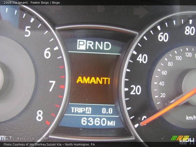 Pewter Beige / Beige 2008 Kia Amanti