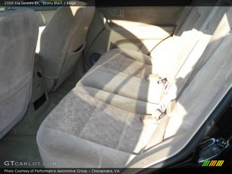 Ebony Black / Beige 2006 Kia Sorento EX