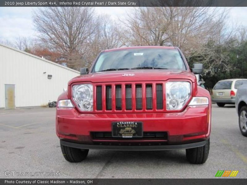 Inferno Red Crystal Pearl / Dark Slate Gray 2010 Jeep Liberty Sport 4x4