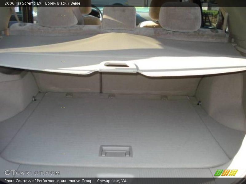 Ebony Black / Beige 2006 Kia Sorento EX