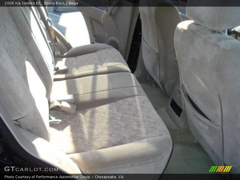 Ebony Black / Beige 2006 Kia Sorento EX