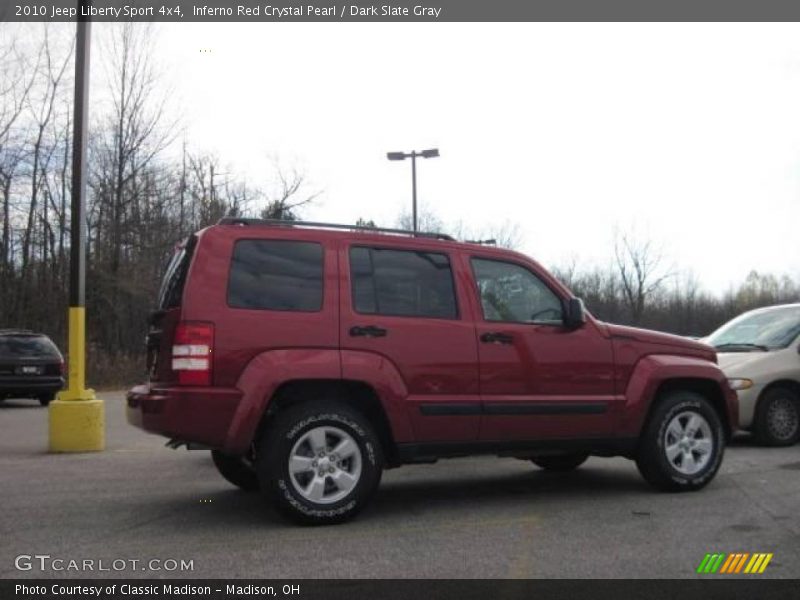 Inferno Red Crystal Pearl / Dark Slate Gray 2010 Jeep Liberty Sport 4x4