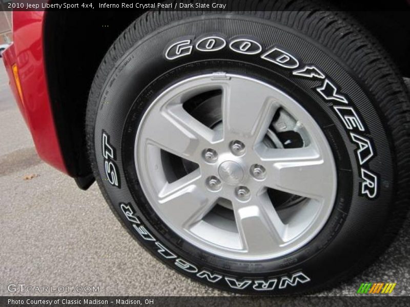 Inferno Red Crystal Pearl / Dark Slate Gray 2010 Jeep Liberty Sport 4x4