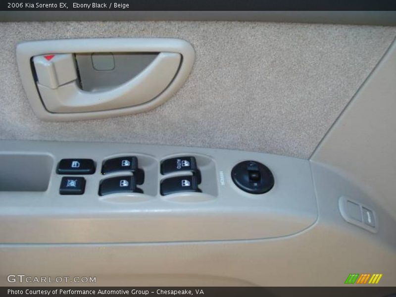 Ebony Black / Beige 2006 Kia Sorento EX