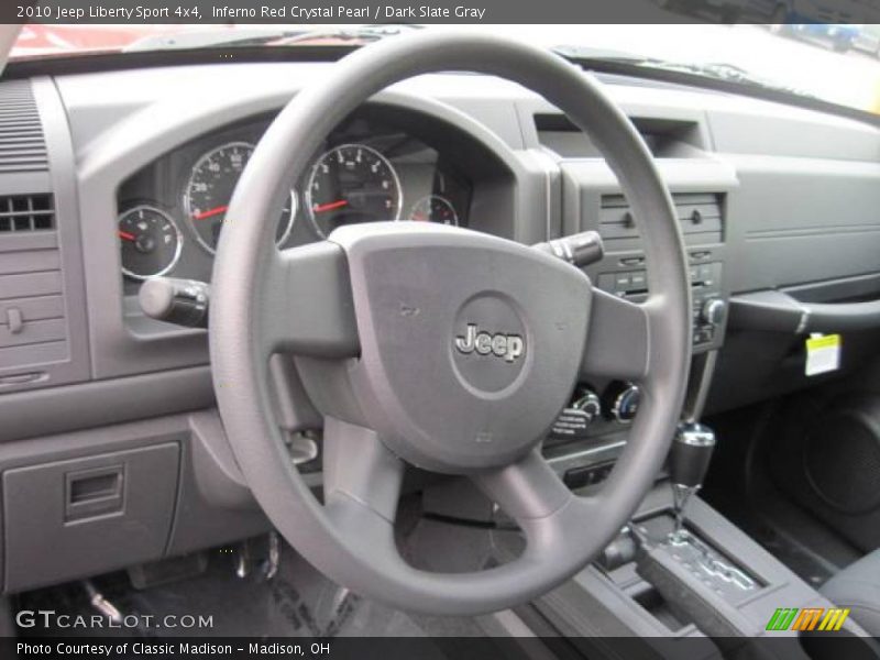 Inferno Red Crystal Pearl / Dark Slate Gray 2010 Jeep Liberty Sport 4x4