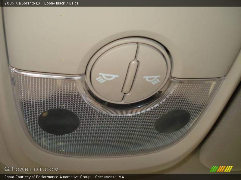 Ebony Black / Beige 2006 Kia Sorento EX