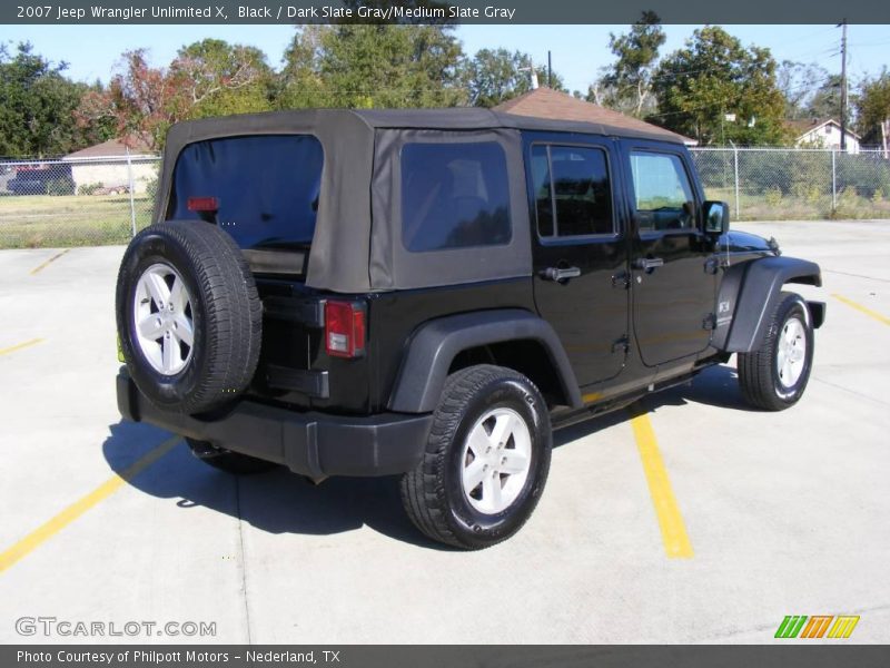 Black / Dark Slate Gray/Medium Slate Gray 2007 Jeep Wrangler Unlimited X