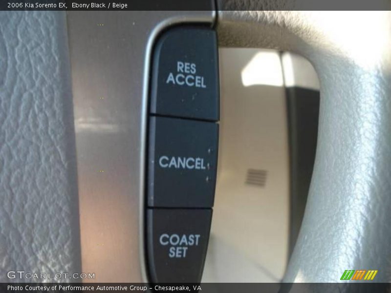 Ebony Black / Beige 2006 Kia Sorento EX