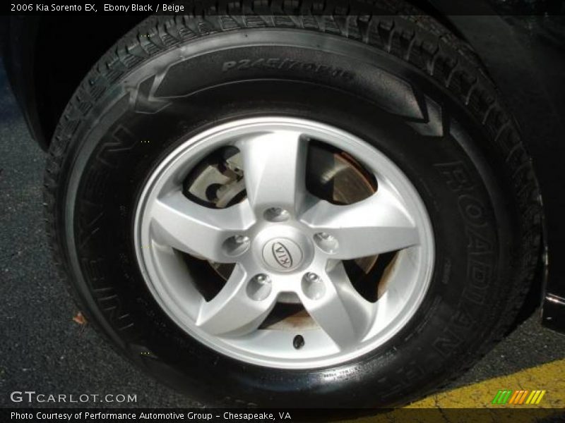 Ebony Black / Beige 2006 Kia Sorento EX