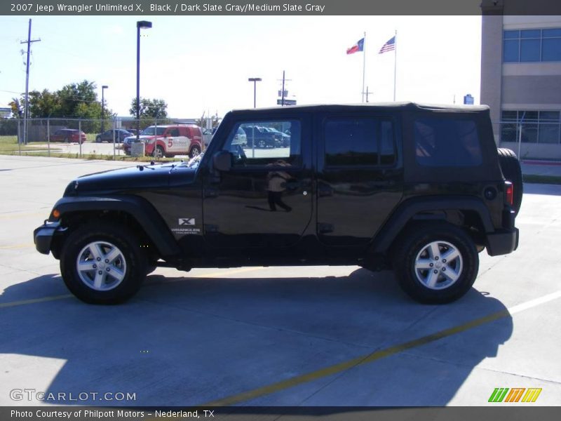 Black / Dark Slate Gray/Medium Slate Gray 2007 Jeep Wrangler Unlimited X