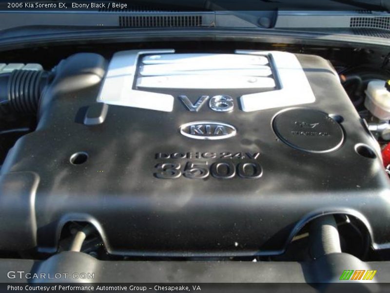 Ebony Black / Beige 2006 Kia Sorento EX