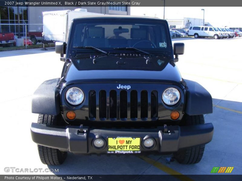 Black / Dark Slate Gray/Medium Slate Gray 2007 Jeep Wrangler Unlimited X
