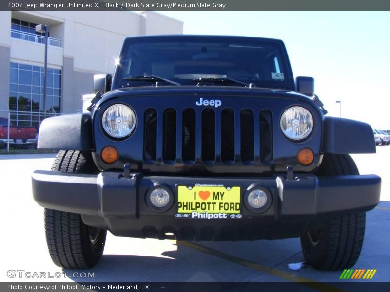 Black / Dark Slate Gray/Medium Slate Gray 2007 Jeep Wrangler Unlimited X