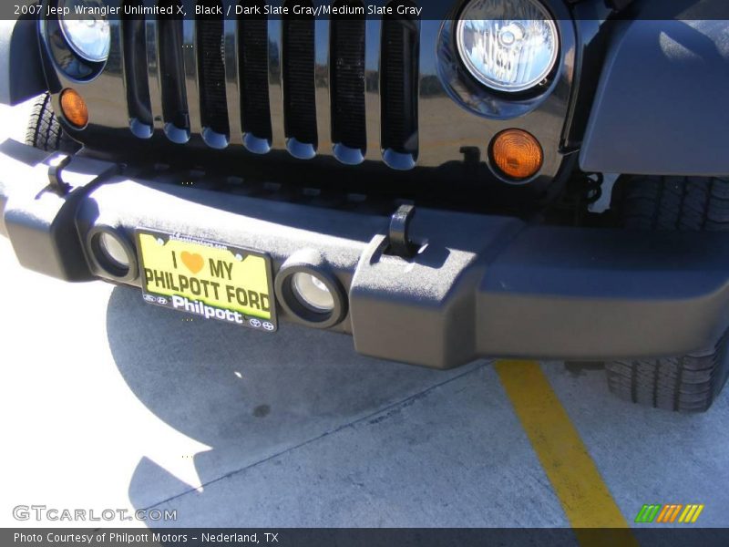 Black / Dark Slate Gray/Medium Slate Gray 2007 Jeep Wrangler Unlimited X