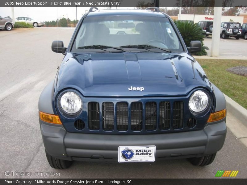 Patriot Blue Pearl / Medium Slate Gray 2005 Jeep Liberty Sport