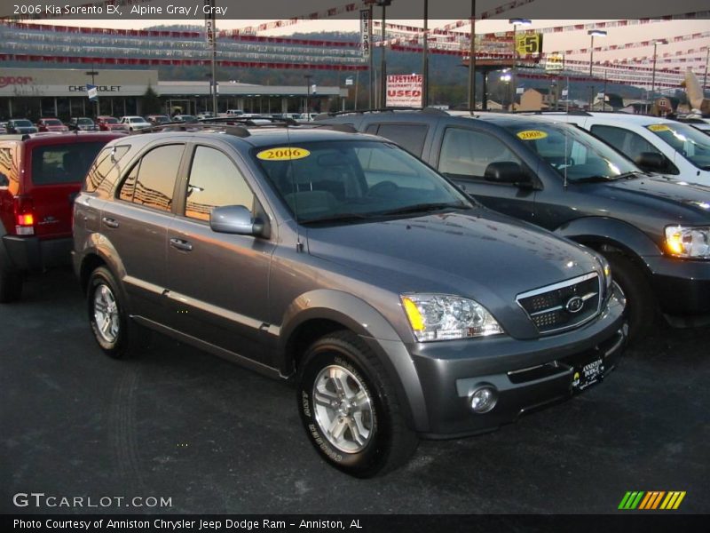Alpine Gray / Gray 2006 Kia Sorento EX