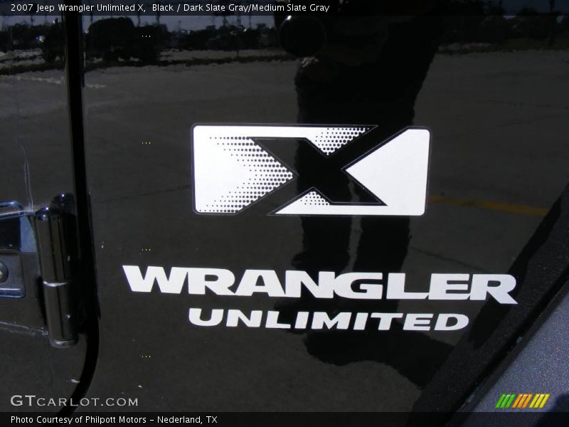 Black / Dark Slate Gray/Medium Slate Gray 2007 Jeep Wrangler Unlimited X