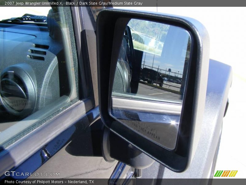 Black / Dark Slate Gray/Medium Slate Gray 2007 Jeep Wrangler Unlimited X
