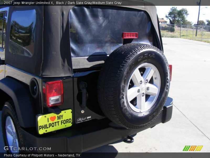 Black / Dark Slate Gray/Medium Slate Gray 2007 Jeep Wrangler Unlimited X