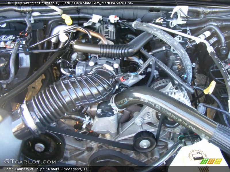 Black / Dark Slate Gray/Medium Slate Gray 2007 Jeep Wrangler Unlimited X