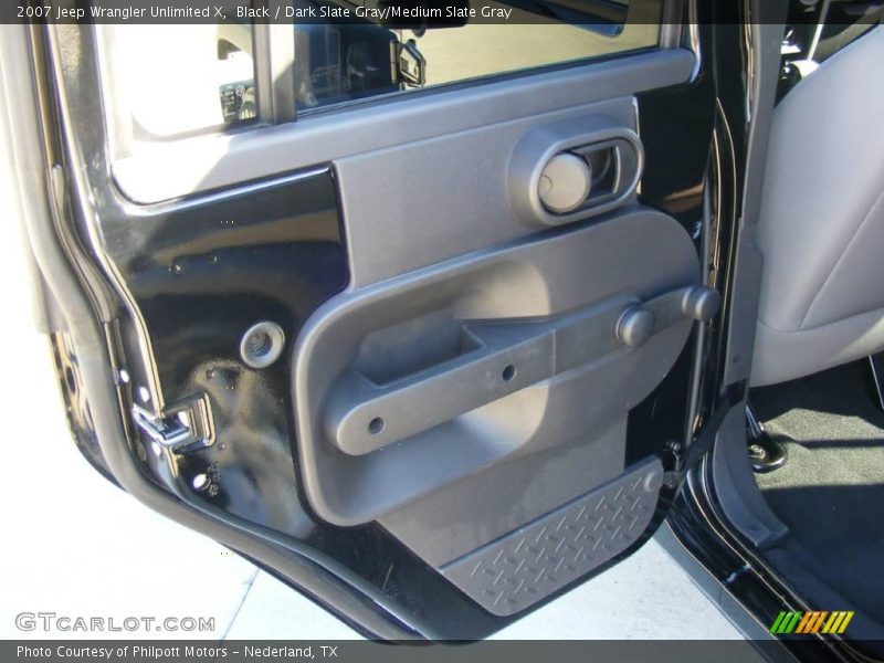 Black / Dark Slate Gray/Medium Slate Gray 2007 Jeep Wrangler Unlimited X