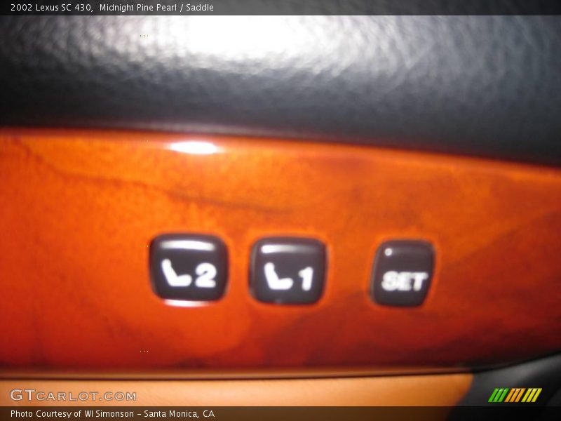 Midnight Pine Pearl / Saddle 2002 Lexus SC 430