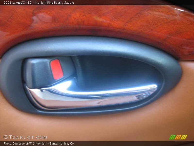 Midnight Pine Pearl / Saddle 2002 Lexus SC 430