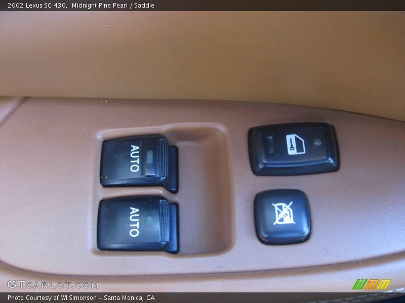 Midnight Pine Pearl / Saddle 2002 Lexus SC 430