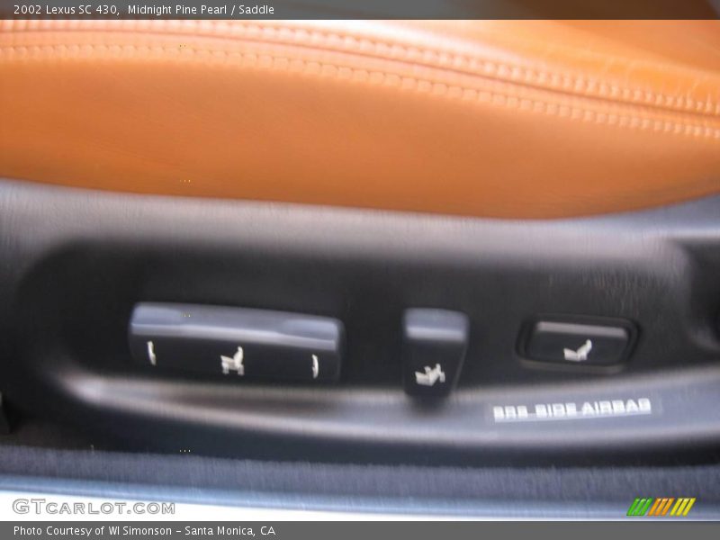 Midnight Pine Pearl / Saddle 2002 Lexus SC 430