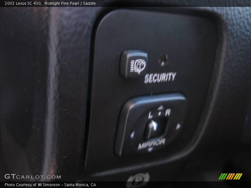 Midnight Pine Pearl / Saddle 2002 Lexus SC 430